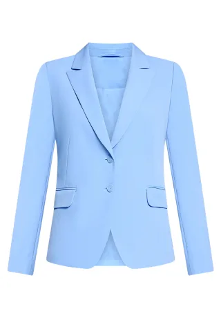 Betty & Co - Klassischer Blazer hellblau - Gr. - 46