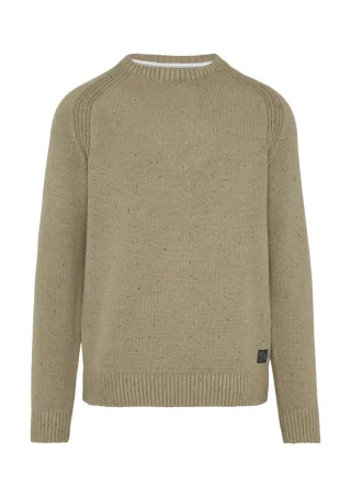 s.Oliver Red Label - Crew-Neck-Pullover mit Nep Yarn braun - Gr. - XXL