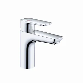 Kludi PURE & STYLE Waschtischarmatur 100 EcoPlus, o. Ablaufgarnitur chrom, 401980575WR4 401980575WR4