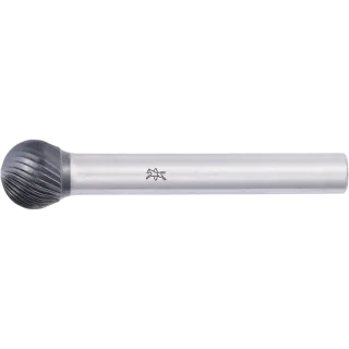 PFERD TOOLS Hartmetall Hochleistungsfrässtift Kugel KUD Ø 10x09mm Schaft-Ø 6mm Z5 HICOAT beschichtet universal fein - 21112757