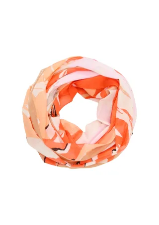 comma - Loop-Schal mehrfarbig|orange - Gr. - OS