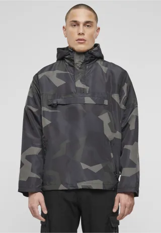 Brandit Anorak "Brandit Herren Fleece Pull Over Windbreaker" 1 Stk. tlg. mit Kapuze