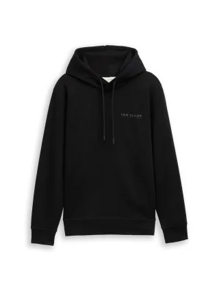 Tom Tailor - Hoodie Sweatshirt black - Gr. - S