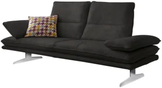 W.SCHILLIG 2-Sitzer "broadway, Designsofa mit tollem Sitzkomfort" Sitztiefenverstellung, Kopfteil- & Seitenteilverstellung, Breite 216cm