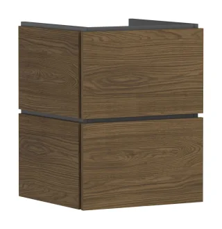 Hansgrohe Waschtischunterschrank Xilesa E 480x470mm m.2SK f. Handwaschbecken Eiche Kaschmir, 54250 54250550