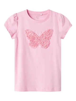 NAME IT - NMFDETSI SS TUNIC BOX pink frosting - Gr. - 92