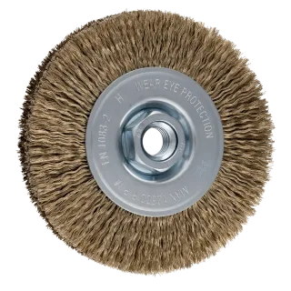 PFERD TOOLS Rundbürste ungezopft RBU Ø 115x15 mm M14 vermessingter Stahl-Litzen-Draht-Ø 0,20 mm Winkelschleifer - 43502203