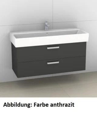 Artiqua 414 Waschtischunterschrank für Memento 5133C5, 5133C6,Eiche Weiß quer NB, 414-WU2L-V35-7185- 414-WU2L-V35-7185-440