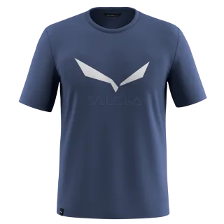 SALEWA - Solidlogo Dri-Release® T-Shirt Herren - Blau (Gr.50)