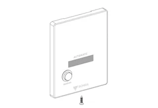 Schell WC-Frontplatte EDITION E MANUAL manuelle Auslösung, edelstahl, 258802899 258802899