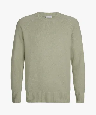 Profuomo - Hellgrün Frottee crewneck hellgrün - Gr. - M
