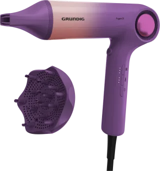 Grundig Haartrockner "HD 9480" 1.600 W Ionen Funktion, 3 Temperatur- und 3 Luftstromstufen