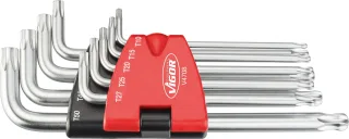 VIGOR TORX® Winkelschraubendreher Satz, V4708, Innen TORX® Profil, T10  T15  T20  T25  T27  T30