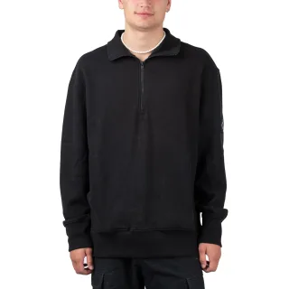Calvin Klein Badge Waffle Half Zip Sweater