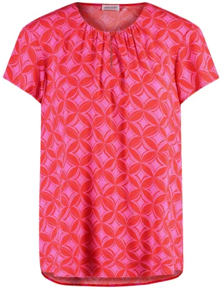 GERRY WEBER Collection - Fließendes Blusenshirt rot - Gr. - 38