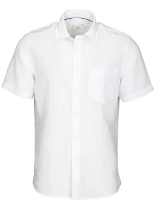BASEFIELD - He.-Freizeithemd 1/2 Arm white - Gr. - S