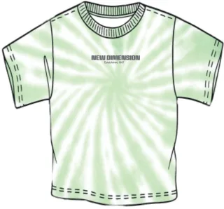 ATTENTION - Kn.-T-Shirt, Batik cool green batik - Gr. - 140