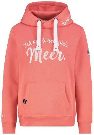 Authentic Style - RE9CIFN3ZWF0c2hpcnQgSG9vZHk= real coral - Gr. - L