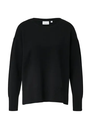 comma - Strickpullover schwarz - Gr. - 40