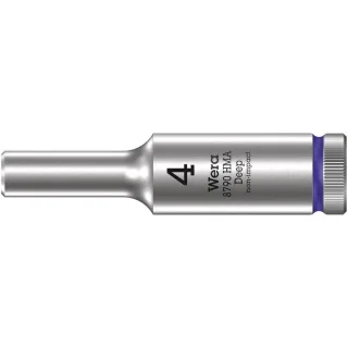 Wera 8790 HMA Deep Steckschlüsseleinsatz mit 1/4"-Antrieb Violett - 05004500001