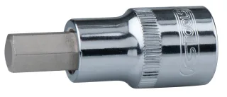 KS Tools 1/2" CHROMEplus Bit-Stecknuss Innensechskant, kurz - 918.5304
