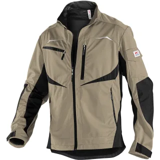 KÜBLER PRACTIQ Ultrashell Jacke sandbraun/schwarz L - 1351 5227-2599-L