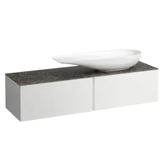 LAUFEN Waschtischunterschrank und Waschtischplatte ALESSI 500x1600x370  H4323450972601