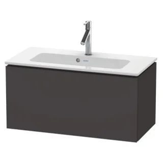 Duravit L-Cube Waschtischunterbau wandhängend Graphit Supermatt 820x391x400 mm - LC615708080 LC615708080
