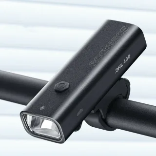 ROCKBROS 400Lm Bike Headlight 2000mAh Battery USB Rechargeable IPX6 Waterproof 4 Light Modes Aluminum Alloy Bicycle Ligh