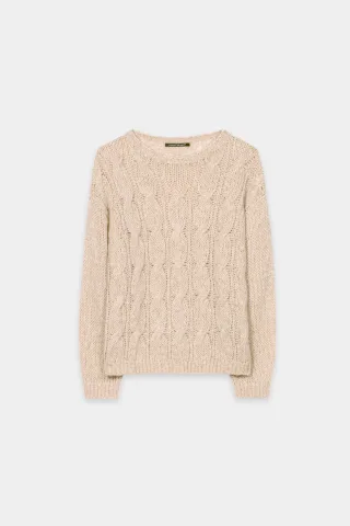 Luisa Cerano - Pullover Weiblich soft camel - Gr. - 46