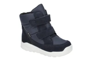 Ecco 76480150769 URBAN MINI Jungen Winterstiefel Blau Night Sky GORE-TEX wass...