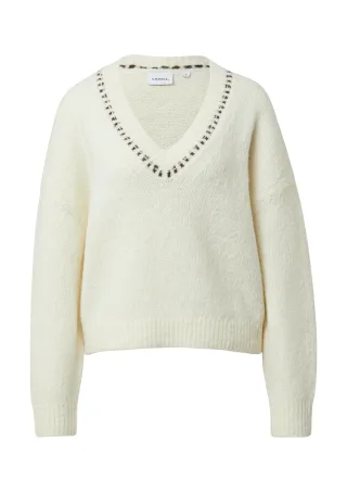 comma - Strickpullover creme - Gr. - XS