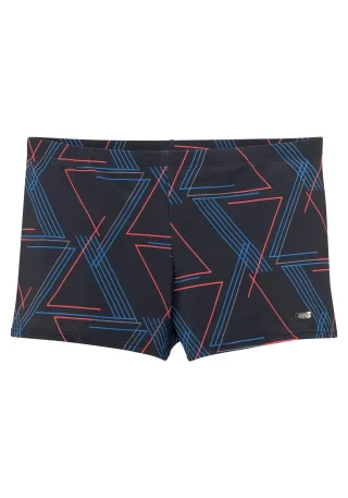 LASCANA - buffalo lm Boxer-Badehose black-print - Gr. - 8