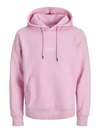 JACK&JONES - JJESOHO SWEAT HOOD NOOS prism pink - Gr. - XL