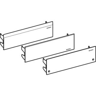 Geberit Abdeckung zu Duschelement Edelstahl gebürstet verschraubt, 242992FW1 242992FW1