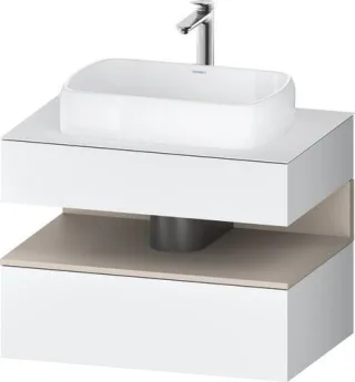 Duravit Qatego Konsolenwaschtischunterbau wandhängend Weiß Matt 800x550x600 mm - QA4730091180000 QA4730091180000