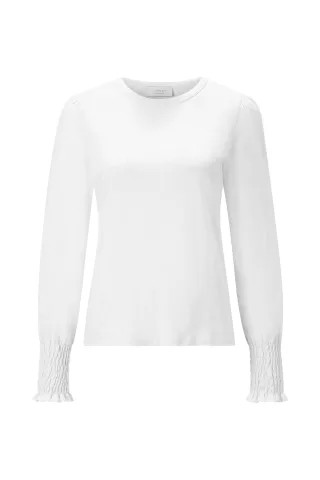 Rich & Royal - Organic Slub Longsleeve white - Gr. - XL