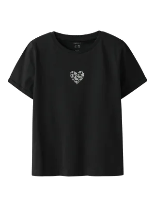 NAME IT - NKFHANSIL SH SS TOP BOX black - Gr. - 134/140