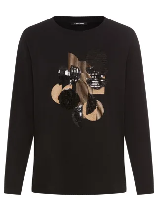 Olsen - T-Shirt Long Sleeves black - Gr. - 44