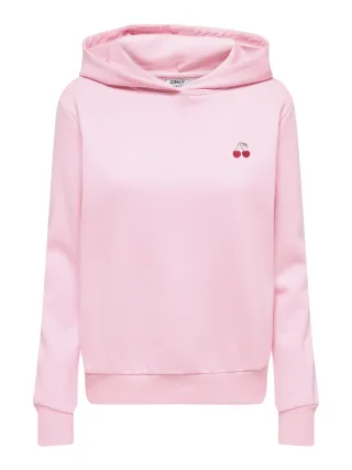 ONLY - ONLADELLE L/S HOOD SWT Romance Rose - Gr. - XS