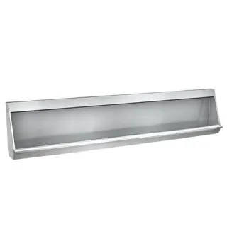 KWC Aquarotter Reihenurinal, CAMPUS, Edelstahl V2A, 2400x515x235 mm, Siebablauf mittig, 2000056971 2000056971