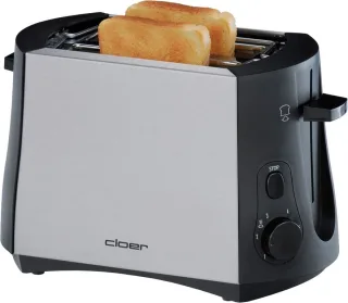 Cloer 3419 Toaster (edelstahl/schwarz)