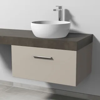 Sanipa Waschtischunterbau mit Auszug 2morrow (G3322) 340x700x520 Kaschmir-Matt, G33221U G33221U