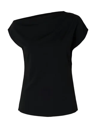 SELECTED WOMEN - SLFMOLLY SS TOP black - Gr. - S