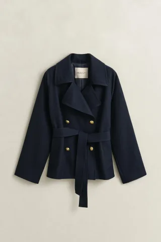 GANT - Kurzer Trenchcoat evening blue - Gr. - S