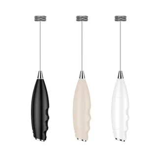 Electric Milk Frother Handheld Mini Whisk for Coffee & Hot Chocolate One-Touch Operation Cordless Rechargeable Easy Clea