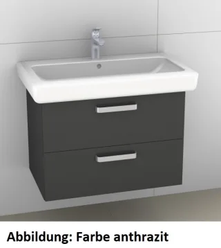 Artiqua 413 Waschtischunterschrank für IT! 121980 Eiche Weiß quer NB, 413-WU2L-K113-7186-440 413-WU2L-K113-7186-440