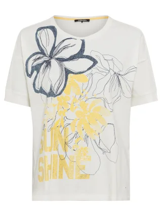 Olsen - T-Shirt Short Sleeves off white - Gr. - 42