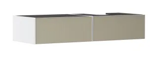 Hansgrohe Xevolos E Waschtischunterschrank Mattweiß 1370/550 mit 2 Schubkästen für Konsole mit Aussc 54322390