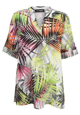 Doris Streich - Bluse schwarz/weiß - Gr. - 48